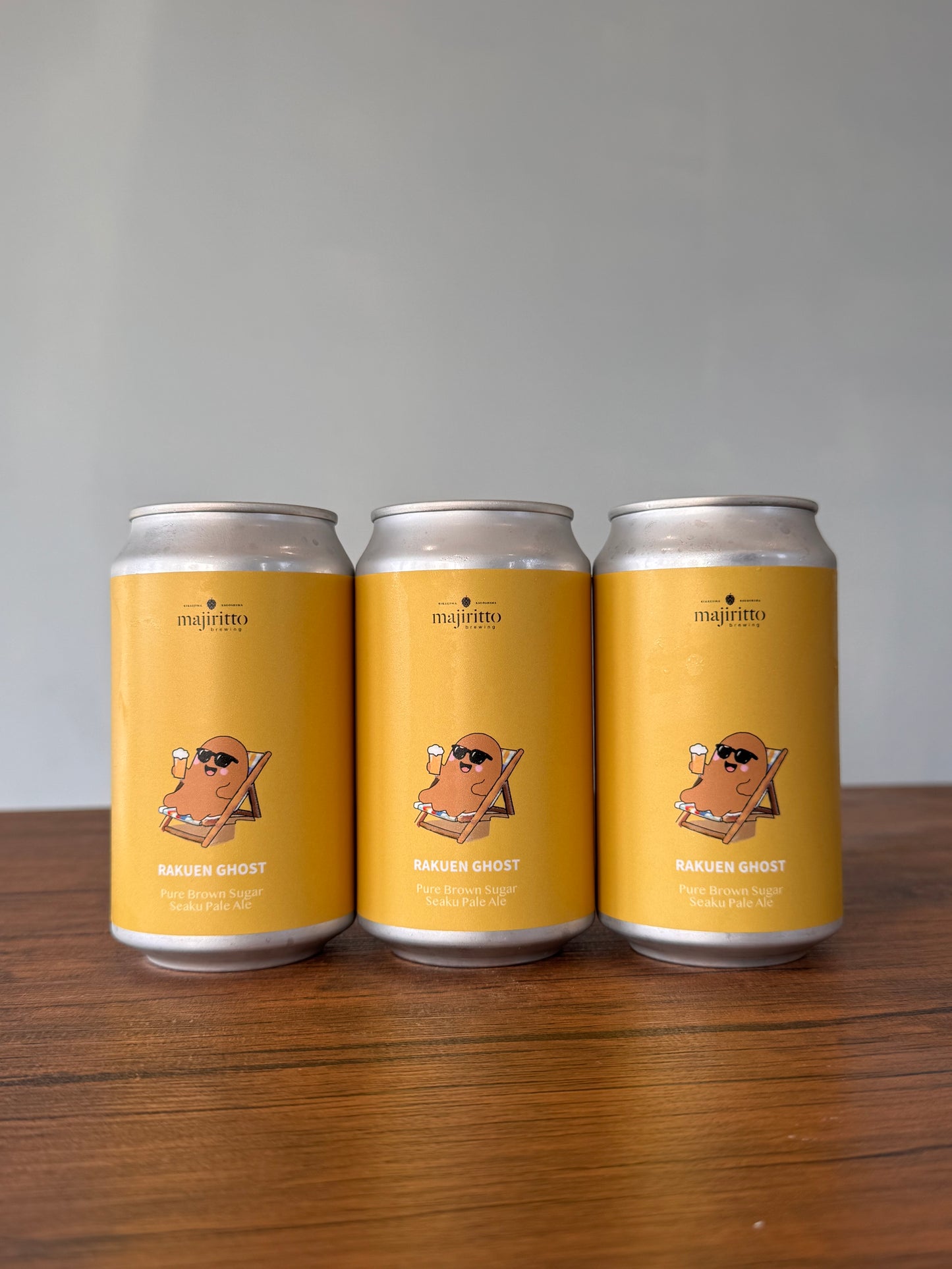 【予約販売/送料無料】新作クラフトビール「RAKUENGHOST」3本&燻製ミックスナッツセット